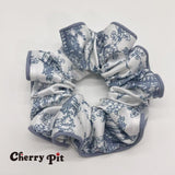 high quality chiffon fabric painting print scunchie