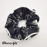 high quality chiffon fabric painting print scunchie