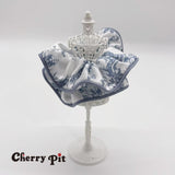 high quality chiffon fabric painting print scunchie