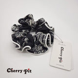 high quality chiffon fabric painting print scunchie