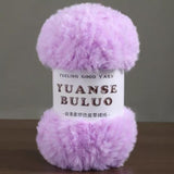 Solid color fake fur yarn 100g each skein