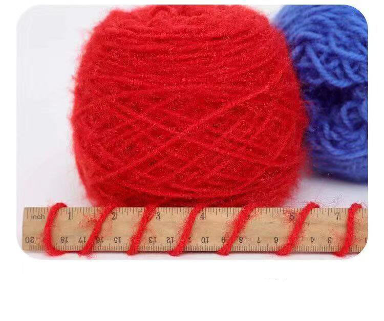 Polyester squirrel fluff solid color yarn&nbsp;