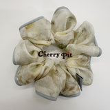 High quality chiffon fabric with paintting print scunchie&nbsp;