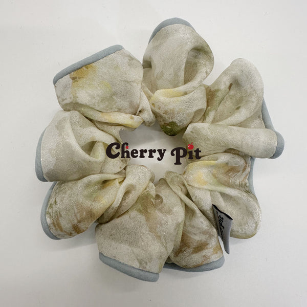 High quality chiffon fabric with paintting print scunchie&nbsp;