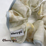High quality chiffon fabric with paintting print scunchie&nbsp;