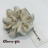 High quality chiffon fabric with paintting print scunchie&nbsp;