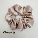High quality pearlescent fabric scunchie