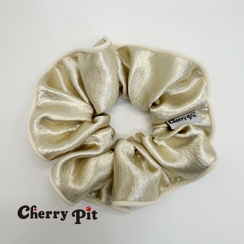 High quality pearlescent fabric scunchie