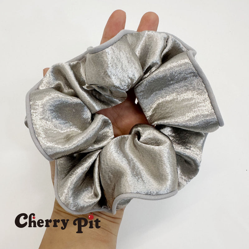 High quality pearlescent fabric scunchie