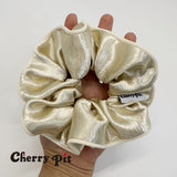 High quality pearlescent fabric scunchie