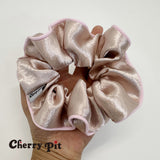 High quality pearlescent fabric scunchie