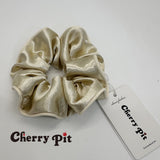 High quality pearlescent fabric scunchie
