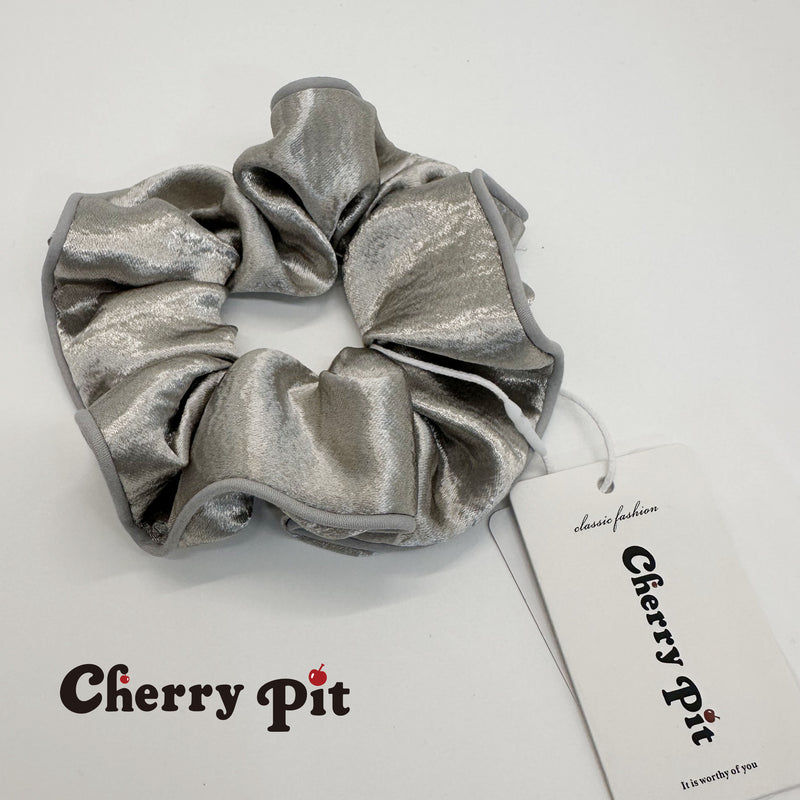 High quality pearlescent fabric scunchie