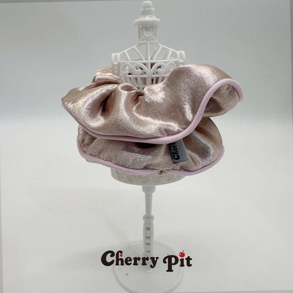 High quality pearlescent fabric scunchie