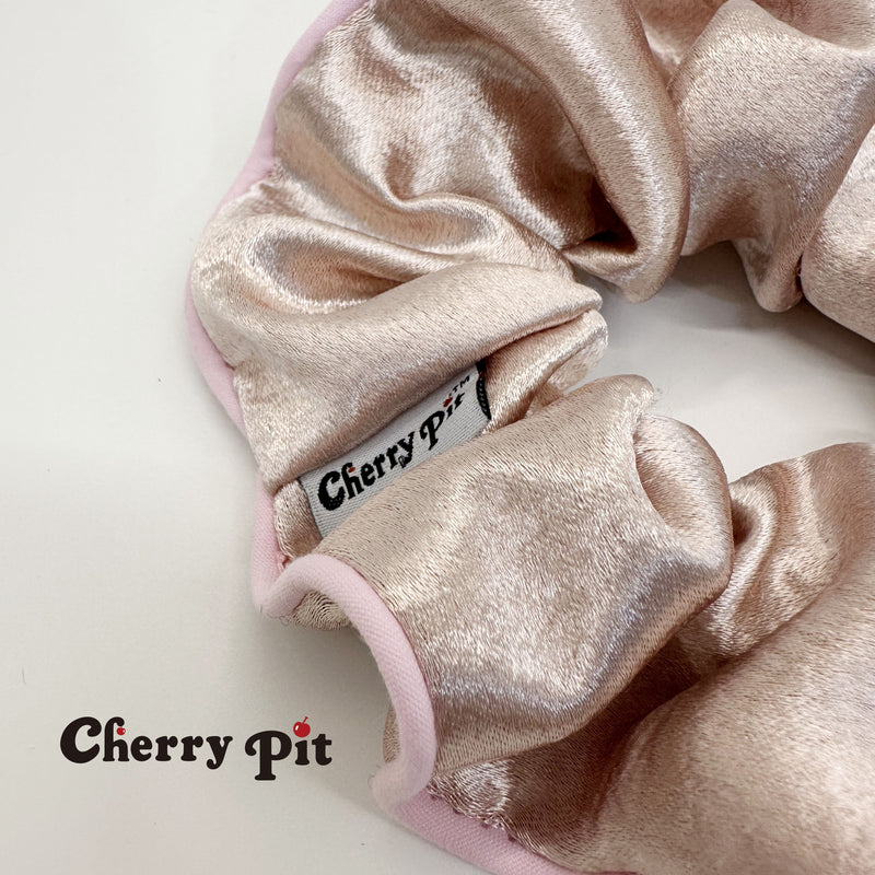 High quality pearlescent fabric scunchie