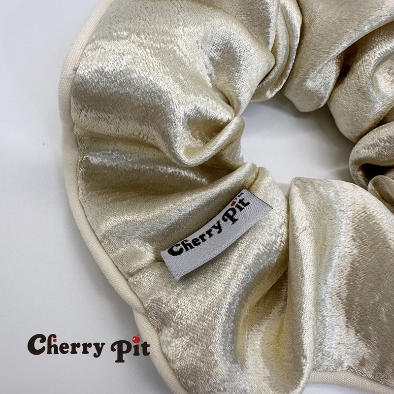 High quality pearlescent fabric scunchie