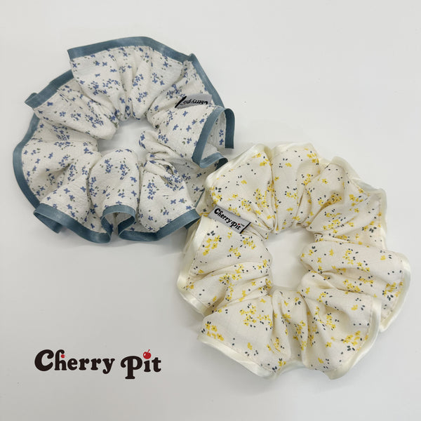 High quality chiffon floral print fabric scunchie&nbsp;