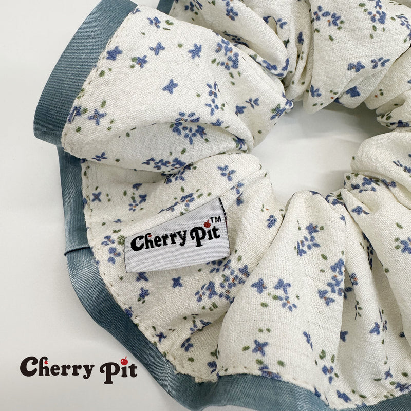 High quality chiffon floral print fabric scunchie&nbsp;