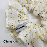 High quality chiffon floral print fabric scunchie&nbsp;