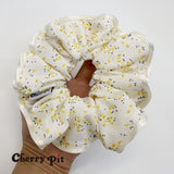 High quality chiffon floral print fabric scunchie&nbsp;