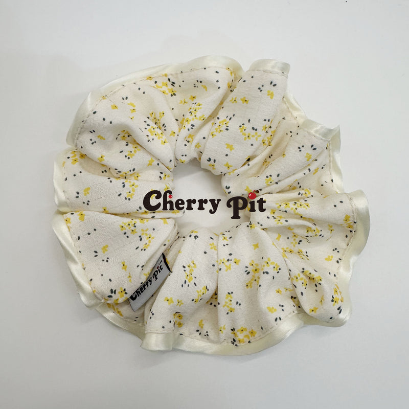 High quality chiffon floral print fabric scunchie&nbsp;