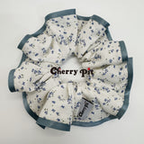 High quality chiffon floral print fabric scunchie&nbsp;