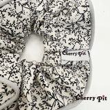 polyester floral print fabric scunchie&nbsp;