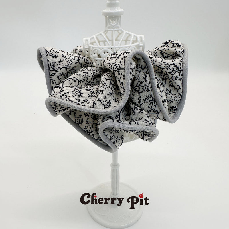 polyester floral print fabric scunchie&nbsp;