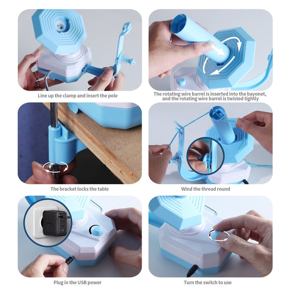 Electric yarn winder  USB interface winding machine tool