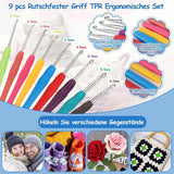 Crochet complete set of tools hand-woven sewing Kit