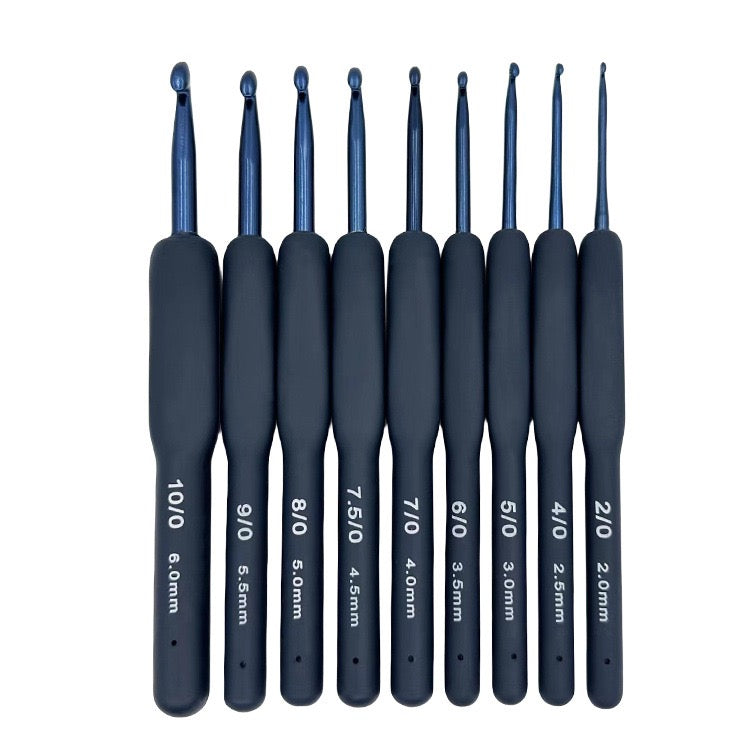 Crochet needle tool set Hook stainless steel soft handle crochet kit