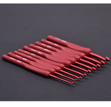 Crochet needle tool set Hook stainless steel soft handle crochet kit