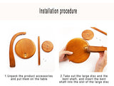 wooden yarn holder knitting and crocheting.portable rotatin knitting needle stand.