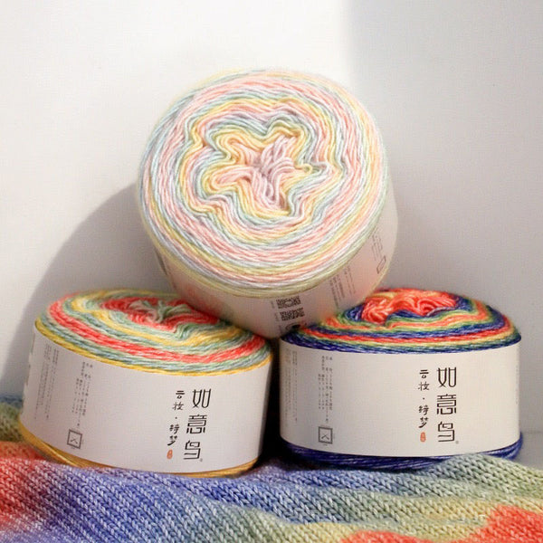Spaced dyed yarn 150g each skein