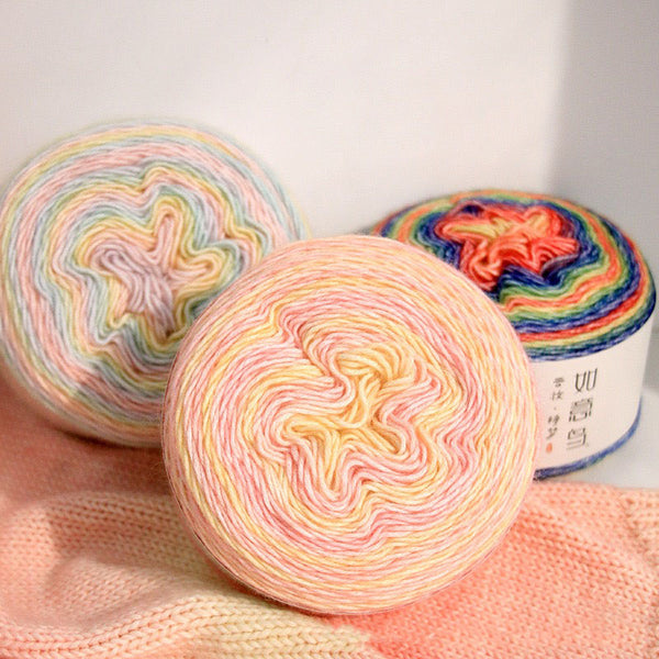 Spaced dyed yarn 150g each skein