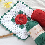 Solid color milk cotton yarn 100g each skein