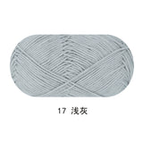 Solid color milk cotton yarn 100g each skein