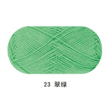 Solid color milk cotton yarn 100g each skein