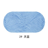 Solid color milk cotton yarn 100g each skein