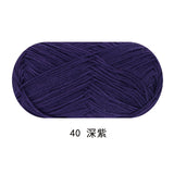 Solid color milk cotton yarn 100g each skein