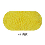 Solid color milk cotton yarn 100g each skein