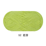 Solid color milk cotton yarn 100g each skein