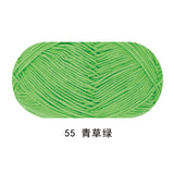 Solid color milk cotton yarn 100g each skein