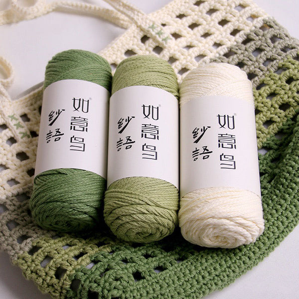 100%cotton tubular yarn 150g each skein