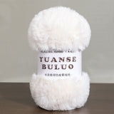 Solid color fake fur yarn 100g each skein