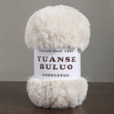 Solid color fake fur yarn 100g each skein