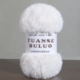 Solid color fake fur yarn 100g each skein