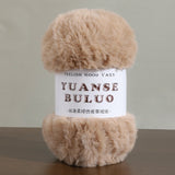 Solid color fake fur yarn 100g each skein