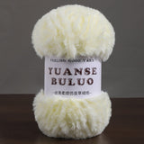Solid color fake fur yarn 100g each skein