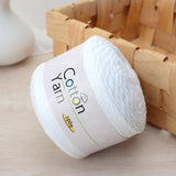 Solid color 16-ply 100%cotton yarn 100g each skein